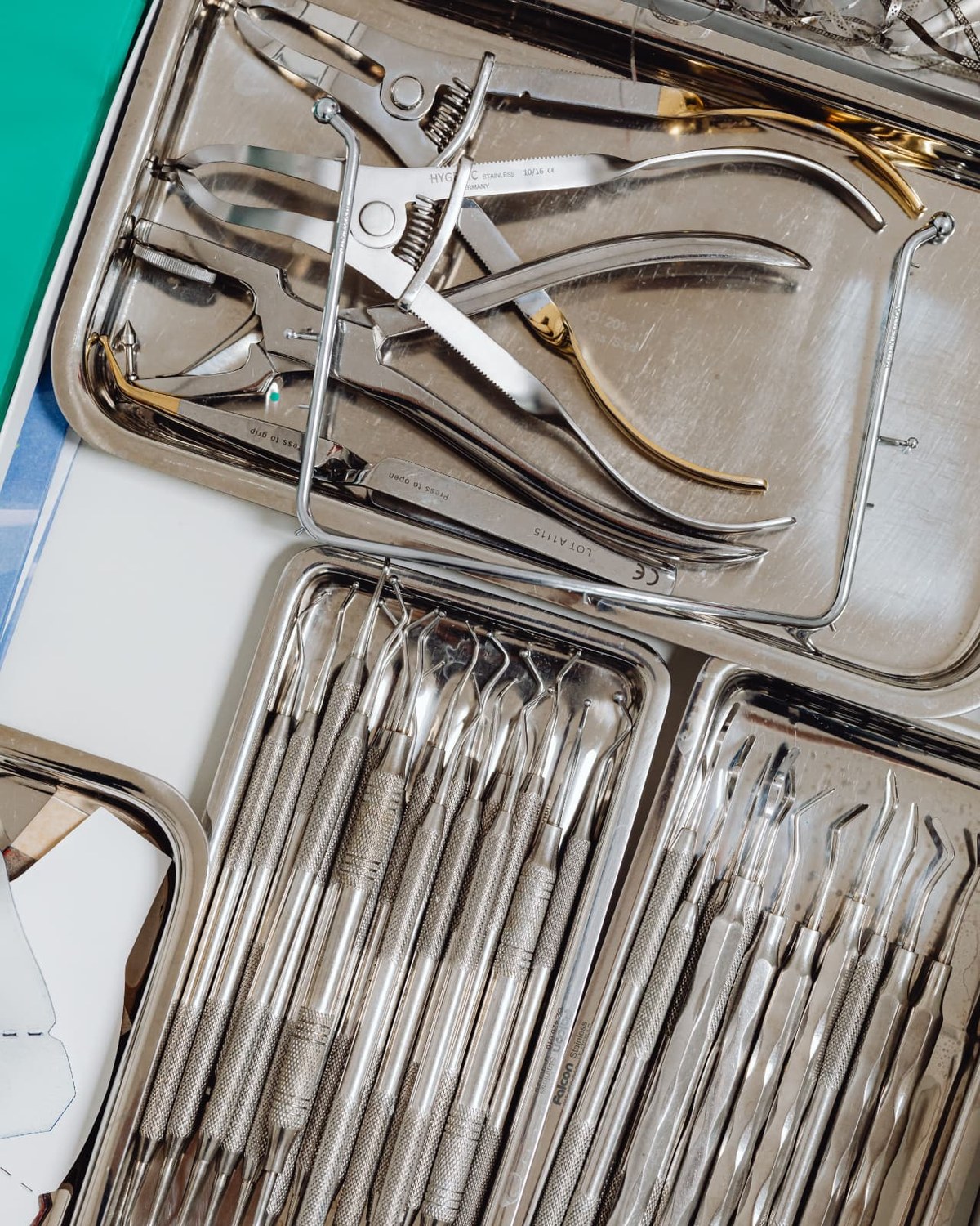 Dental Instruments — representative instruments