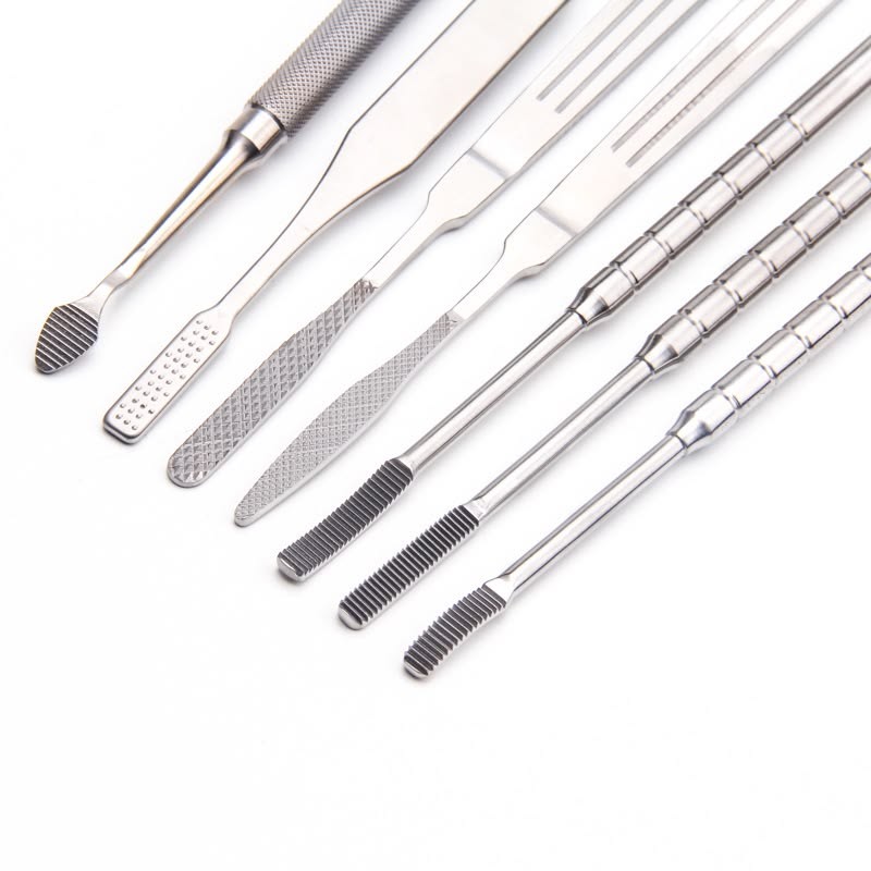 Small animal veterinary instrument set — rasps, elevators and fine dissectors